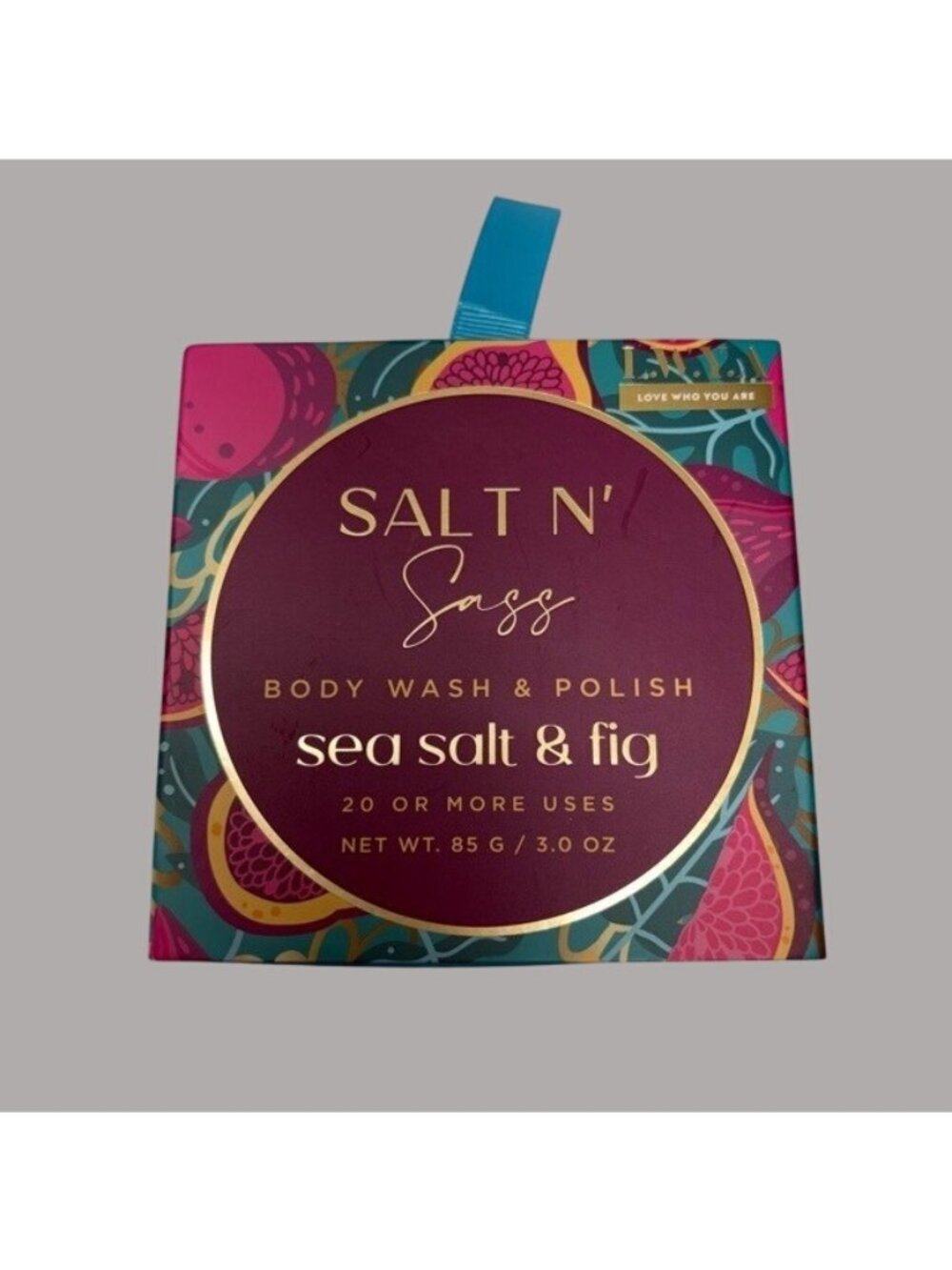 LWYA Salt N Sass Sea Salt & Fig Body Wash & Polish 85g / 3oz With Shea Butter